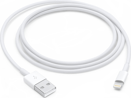Apple Lightning - USB apa Adat- és iPhone töltőkábel 1m - Fehér