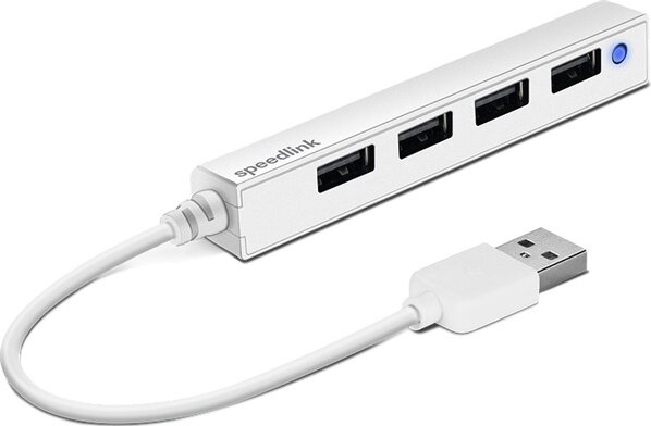 Speedlink Snappy Slim USB 2.0 HUB (4 port) Fehér Speedlink Snappy Slim USB 2.0 HUB (4 port) Fehér