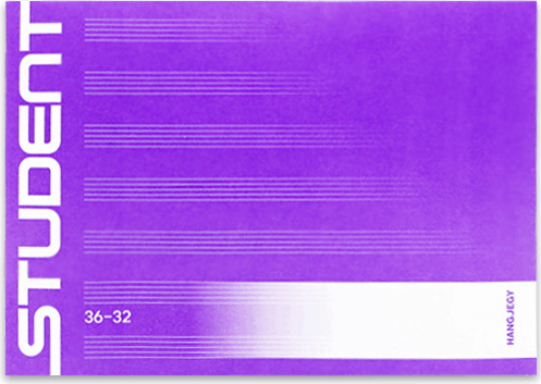 ICO Student 32 lapos A4 fektetett hangjegyfüzet