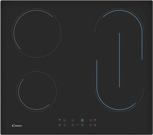 Candy CH64BVT Beépíthető kerámia főzőlap - Fekete