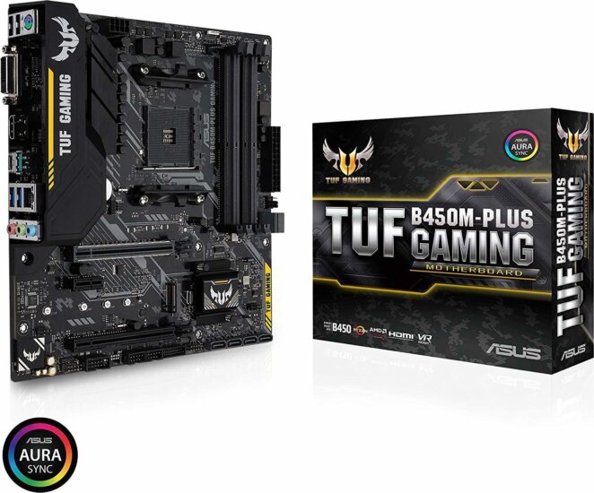 Asus TUF B450M-Plus Gaming Alaplap Asus TUF B450M-Plus Gaming Alaplap