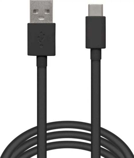 Delight 55550BK-1 USB-A apa - USB-C apa Adapter kábel 1m - Fekete Delight 55550BK-1 USB-A apa - USB-C apa Adapter kábel 1m - Fekete