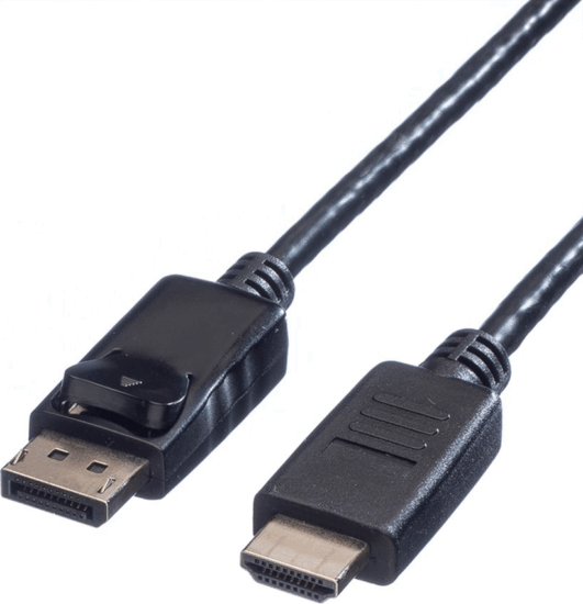 Value 11.99.5779 DisplayPort apa - HDMI apa Kábel 1.5m Fekete