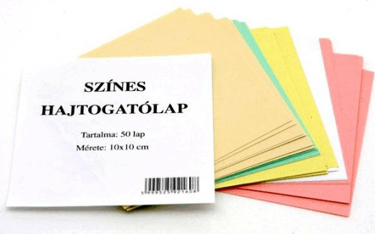 OEM Színes hajtogatólap kisiskolások számára - 10x10cm (50 lap / csomag) OEM Színes hajtogatólap kisiskolások számára - 10x10cm (50 lap / csomag)