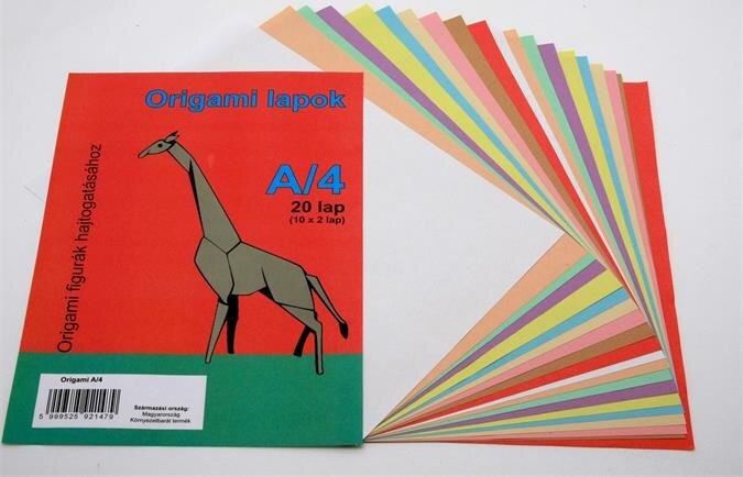 OEM Origami papír - A4 (20 lap / csomag)