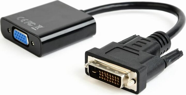 Gembird DVI-D apa - VGA anya Adapter - Fekete / bliszter