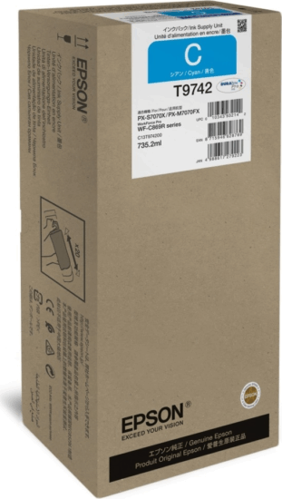 Epson WF-C869R XXL Eredeti Tintapatron Cián