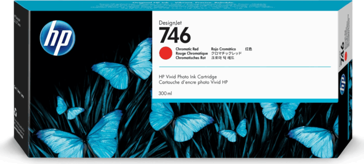 HP 746 Eredeti Tintapatron Piros