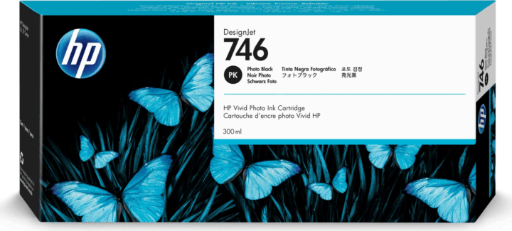 HP 746 Eredeti Tintapatron Fotófekete