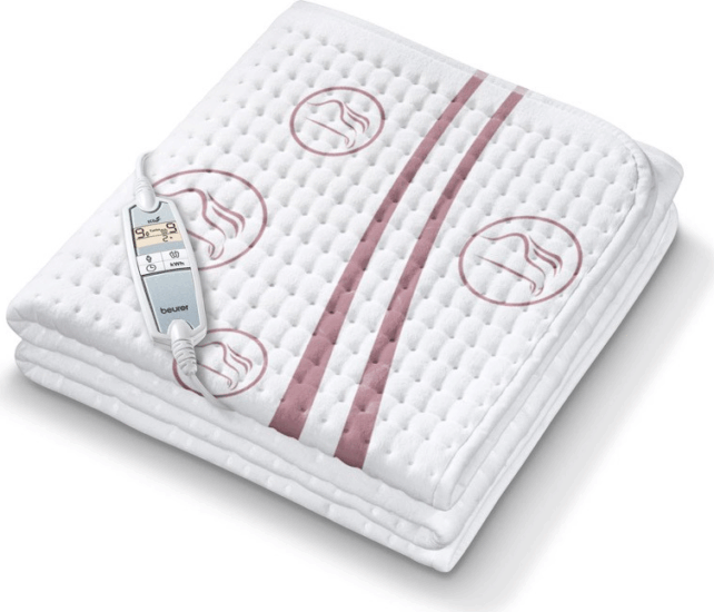 Beurer UB 90 Elektromos ágymelegítő - Fehér/Bordó
