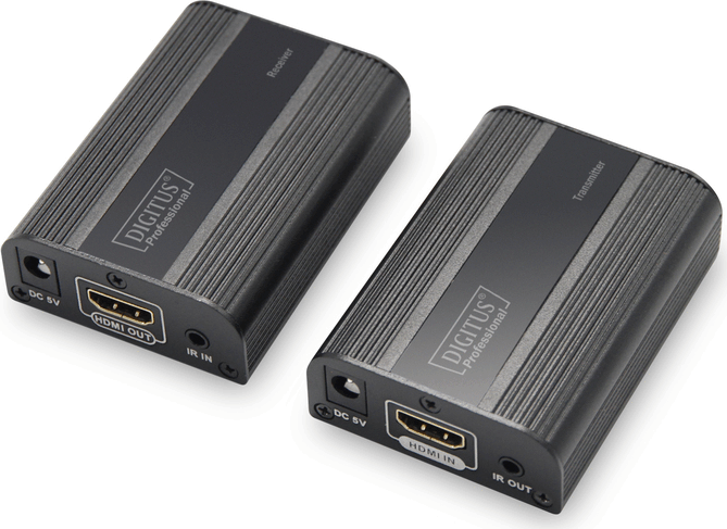 Digitus DS-55204 HDMI Extender UTP kábelen 60m - Fekete