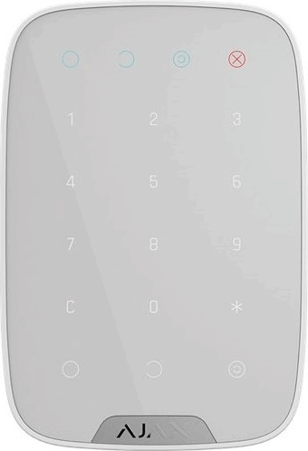 AJAX Keypad Vezeték Nélküli Érintés Vezérelt Kezelő Wh Fehér