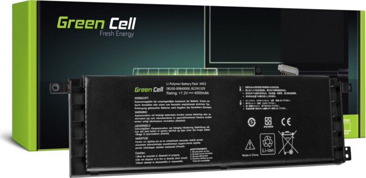 Green Cell AS80 Asus xxx notebook akkumulátor 4000 mAh