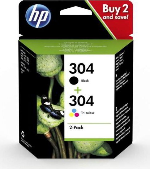 HP 304 Eredeti Tintapatron Combo Fekete + Színes