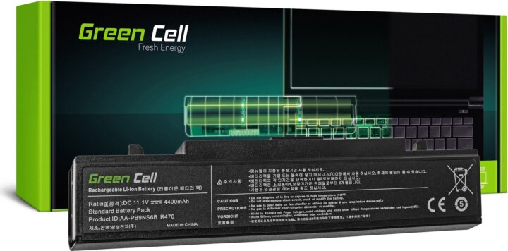 Green Cell SA01 Samsung RV511 / R519 / R522 / R530 / R540 Notebook akkumulátor 4400 mAh Green Cell SA01 Samsung RV511 / R519 / R522 / R530 / R540 Notebook akkumulátor 4400 mAh