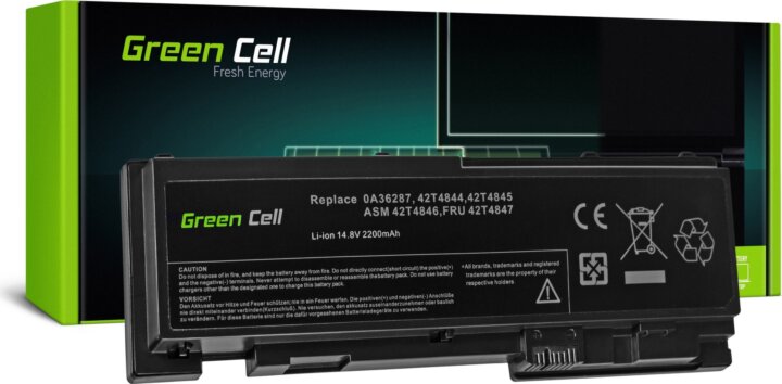 Green Cell LE58 IBM Lenovo ThinkPad T420x Notebook akkumulátor 2200 mAh Green Cell LE58 IBM Lenovo ThinkPad T420x Notebook akkumulátor 2200 mAh