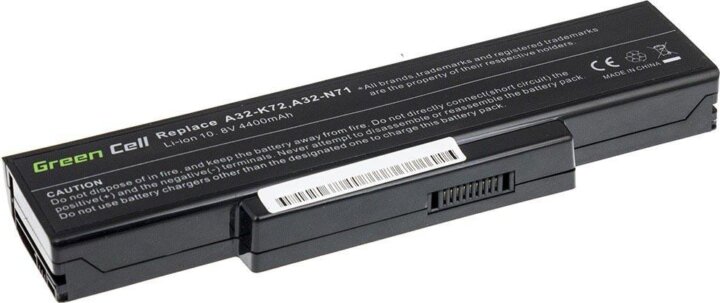 Green Cell AS06 Asus A/K/N/Pro/X sorozat notebook akkumulátor 4400 mAh Green Cell AS06 Asus A/K/N/Pro/X sorozat notebook akkumulátor 4400 mAh
