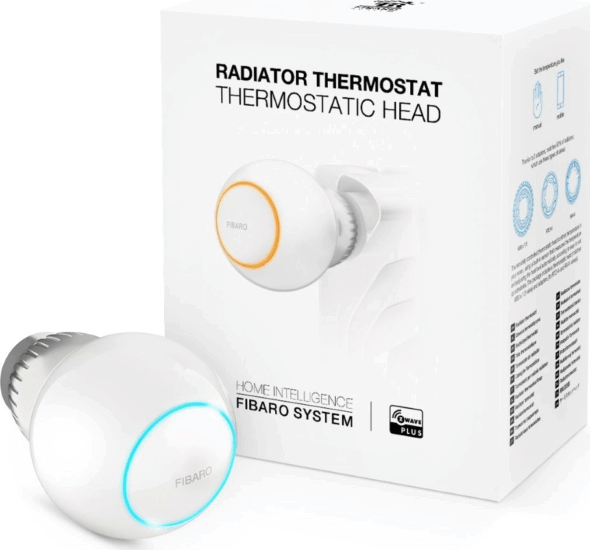 Fibaro FGT-001 Z-Wave Fűtés vezérlő Okos termosztát - Fehér