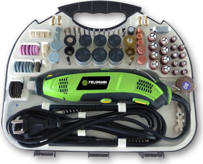 Fieldmann FDMB 200171-E Magasfordulatú gravírozó csiszológép kiegészítőkkel