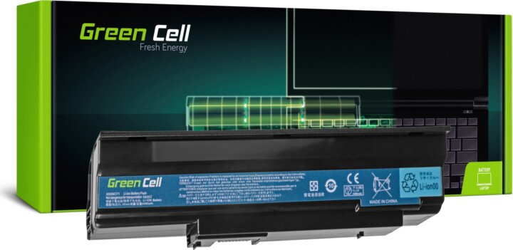 Green Cell AC12 Acer Extensa 5xxx/eMachines E528/E728 notebook akkumulátor 4400 mAh