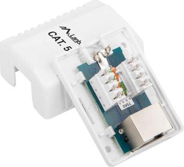 Lanberg UTP RJ45 CAT5e Árnyékolt csatlakozó doboz - Fehér Lanberg UTP RJ45 CAT5e Árnyékolt csatlakozó doboz - Fehér