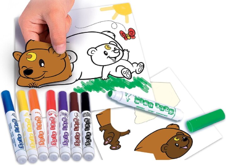 Crayola Mini Kids Színező és matricázó készlet