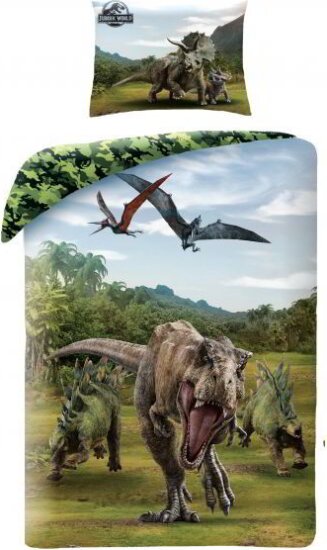 Halantex Jurassic World kétrészes ágyneműhuzat garnitúra