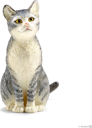 Schleich 13771 Ülő macska figura