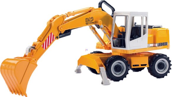 Bruder Liebherr 912 markológép (39 cm) - Sárga