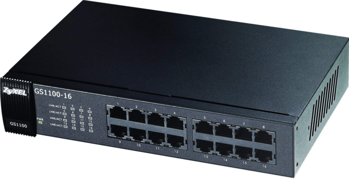 Zyxel GS1100-16 Gigabit Switch - Fekete