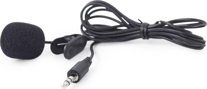 Gembird MIC-C-01 Csíptetős mikrofon - Fekete Gembird MIC-C-01 Csíptetős mikrofon - Fekete