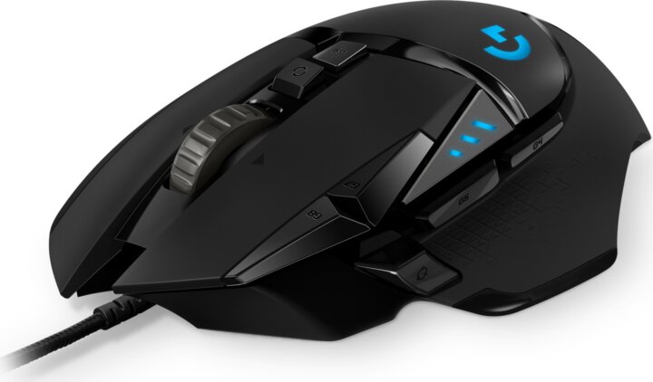 Logitech G502 HERO Gaming Egér - Fekete