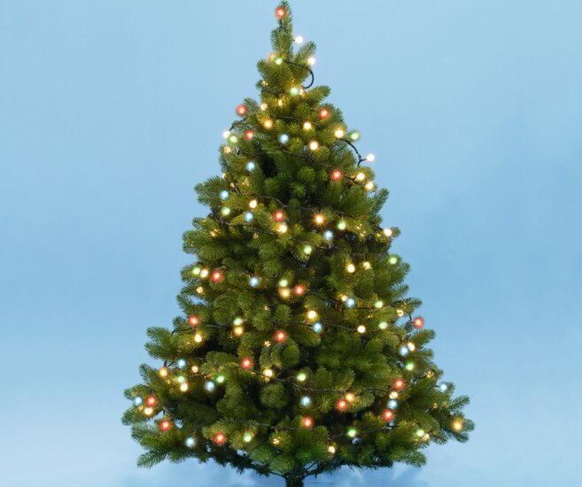 Somogyi KII 100B/M Beltéri LED fényfüzér 8m - Színes