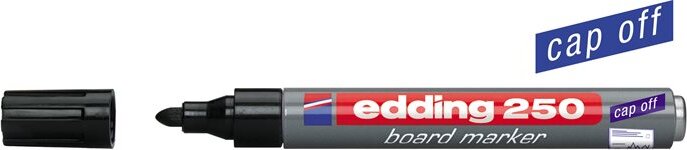 Edding 250 1-3mm Tábla- és flipchart marker - Fekete