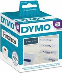 Dymo Etikett LW nyomtatóhoz 12x50 mm (220 db)