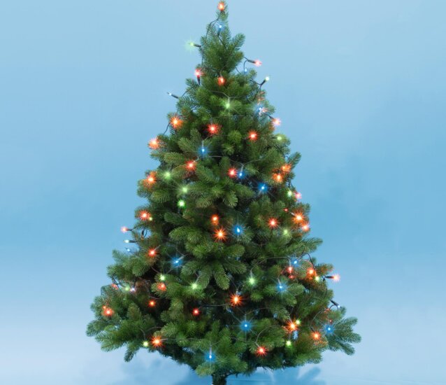 Somogyi KII 200/M Beltéri LED fényfüzér 16m - Színes