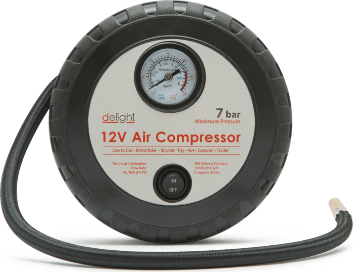 Delight 55806 12V Szivargyújtós Mini Kompresszor Elektromos Pumpa