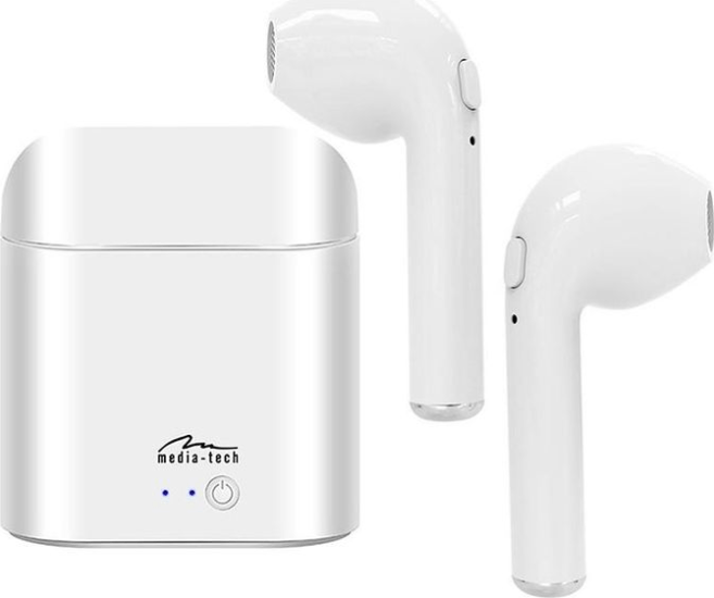 Media-Tech MT3589W R-Phones TWS Bluetooth fülhallgató töltővel - Fehér Media-Tech MT3589W R-Phones TWS Bluetooth fülhallgató töltővel - Fehér