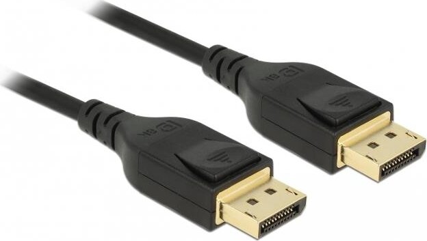 Delock 85661 DisplayPort (apa - apa) kábel 3m - Fekete Delock 85661 DisplayPort (apa - apa) kábel 3m - Fekete
