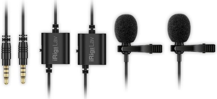 IK Multimedia iRig Mic Lav 2 Pack Csíptethető mikrofon (2db/csomag) - Fekete