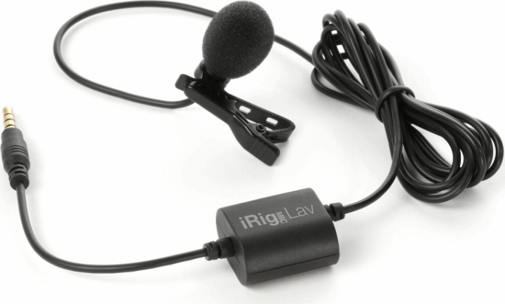 IK Multimedia iRig Mic Lav csíptethető mikrofon - Fekete