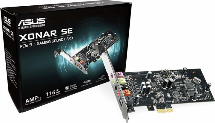 Asus Xonar SE 5.1 PCIe Hangkártya
