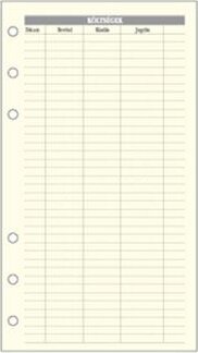 Saturnus L Kalendárium betét: költségtervező (10 lap)