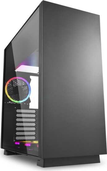 Sharkoon Pure Steel RGB Számítógépház - Fekete