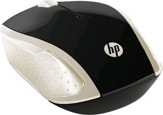 HP 200 Wireless Optikai Egér - Arany/Fekete