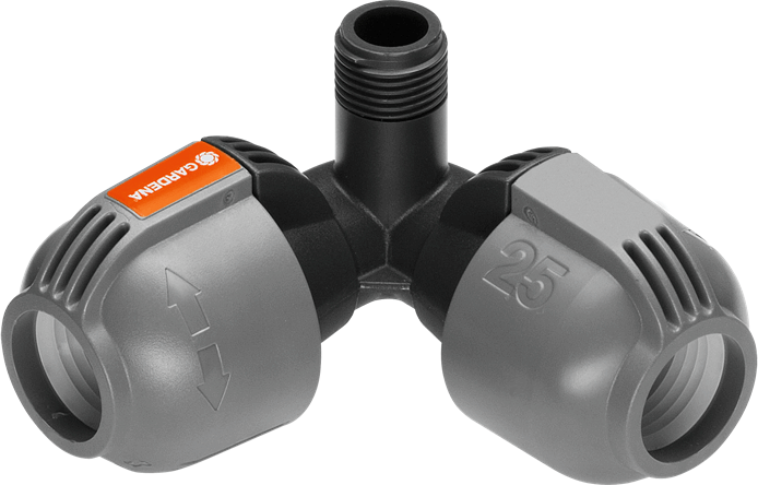 Gardena 2782-20 Sprinklersystem Sarokelem 25mm x 1/2" külső menettel Gardena 2782-20 Sprinklersystem Sarokelem 25mm x 1/2" külső menettel