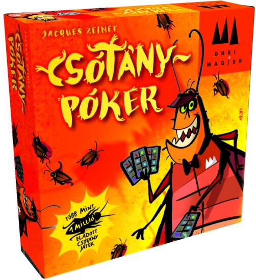 Csótánypóker társasjáték Csótánypóker társasjáték