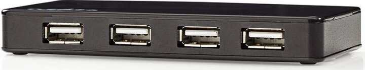 Nedis UHUBU2730BK USB 2.0 HUB (7 port) Fekete
