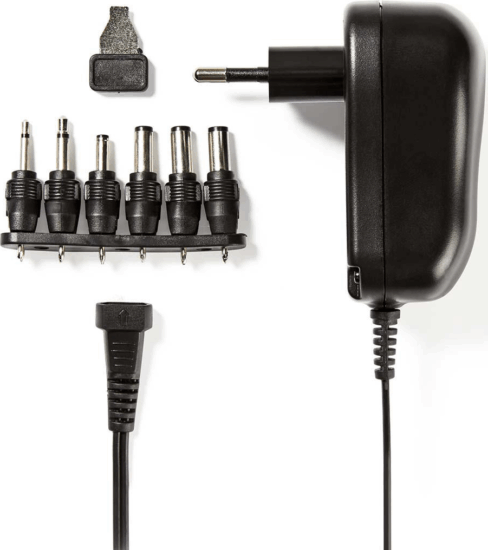 Nedis Univerzális hálózati adapter (3-12V / 1A) Fekete
