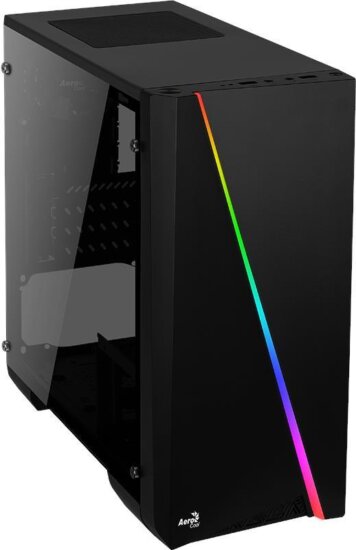 Aerocool Cylon Mini Tempered Glass RGB Számítógépház - Fekete